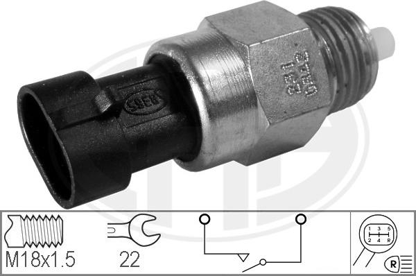 ERA 330258 - Датчик, переключатель, фара заднего хода autosila-amz.com