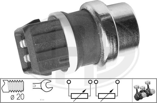 ERA 330287 - Датчик, температура охлаждающей жидкости autosila-amz.com