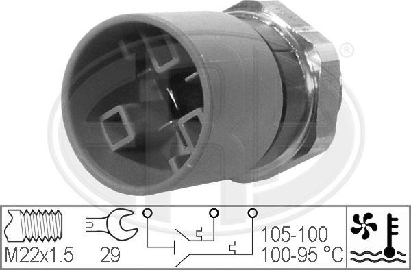 ERA 330226 - Термовыключатель, вентилятор радиатора / кондиционера autosila-amz.com