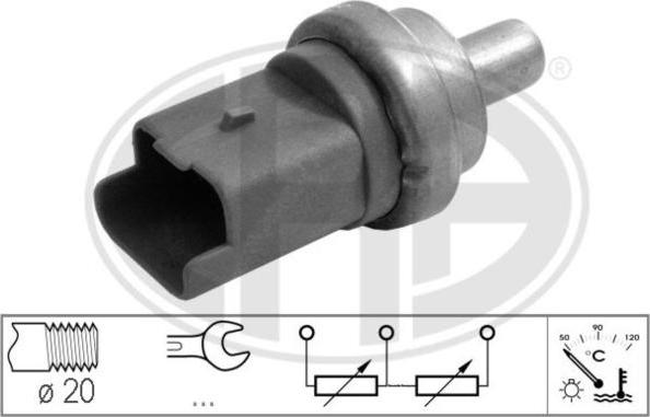 ERA 330742 - Датчик, температура охлаждающей жидкости autosila-amz.com