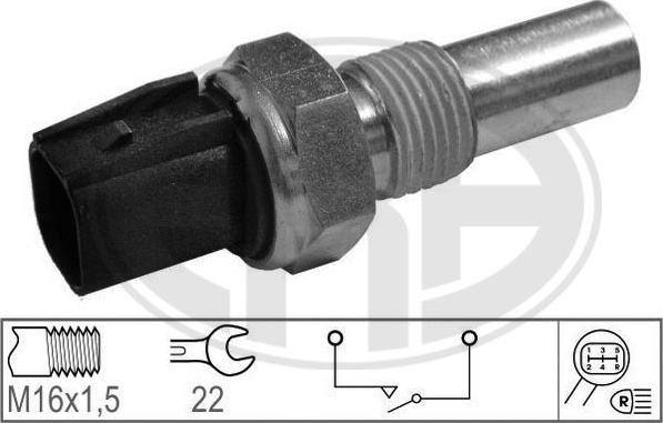 ERA 330751 - Датчик, переключатель, фара заднего хода autosila-amz.com