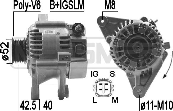 ERA 209426 - Генератор autosila-amz.com