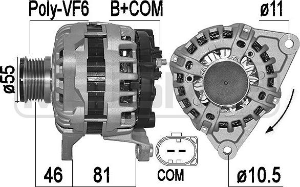 ERA 209543A - Автозапчасть autosila-amz.com