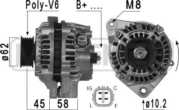 ERA 209008A - Генератор autosila-amz.com