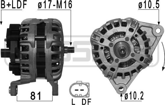 ERA 209025 - Генератор autosila-amz.com