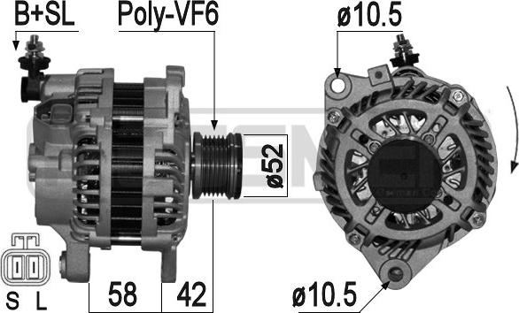 ERA 209153A - Генератор autosila-amz.com