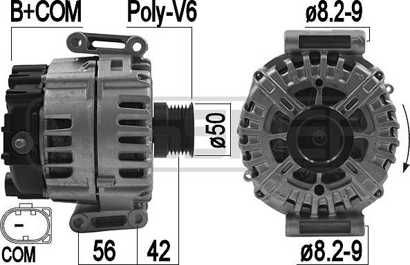 ERA 209189 - Генератор autosila-amz.com