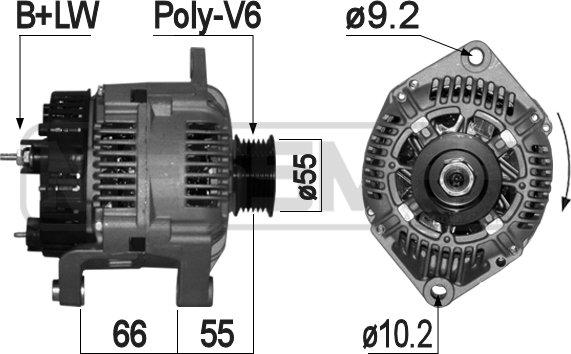 ERA 209139 - Генератор autosila-amz.com