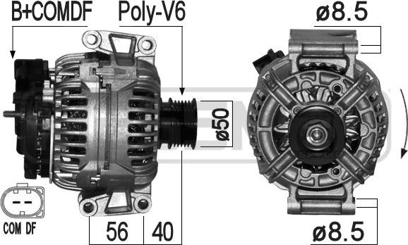 ERA 209341 - Генератор autosila-amz.com