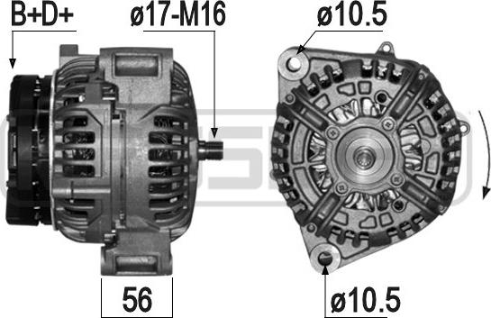 ERA 209251 - Генератор autosila-amz.com