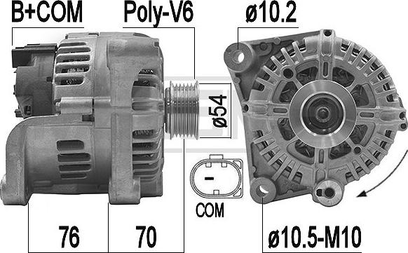 ERA 209229 - Генератор autosila-amz.com