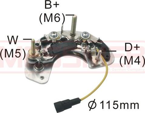 ERA 215504 - Выпрямитель, диодный мост, генератор autosila-amz.com