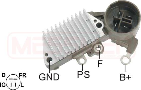 ERA 215654 - Регулятор напряжения, генератор autosila-amz.com