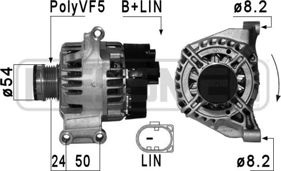 ERA 210948 - Генератор autosila-amz.com