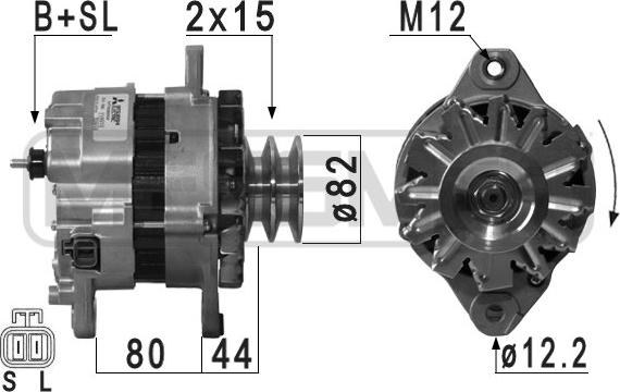 ERA 210908 - Генератор autosila-amz.com