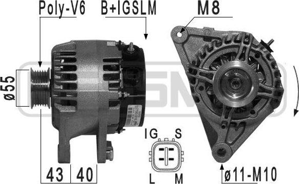 ERA 210980A - Генератор autosila-amz.com