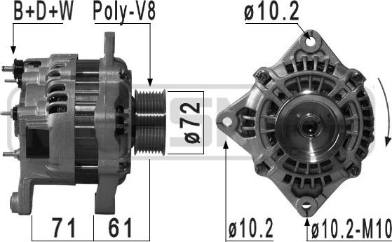 ERA 210925 - Генератор autosila-amz.com