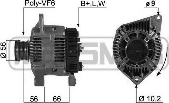 ERA 210490R - Генератор autosila-amz.com