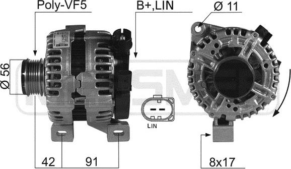 ERA 210440A - Генератор autosila-amz.com