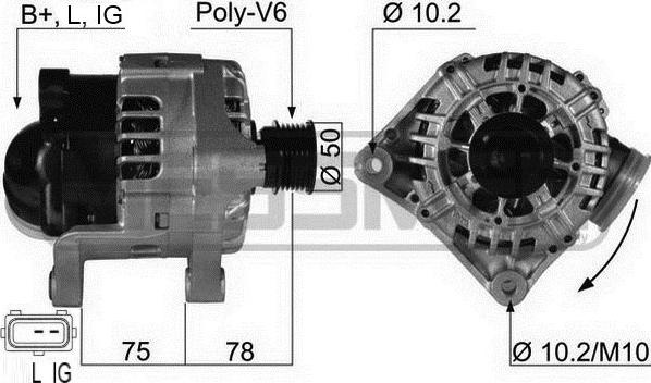 ERA 210464A - Генератор autosila-amz.com