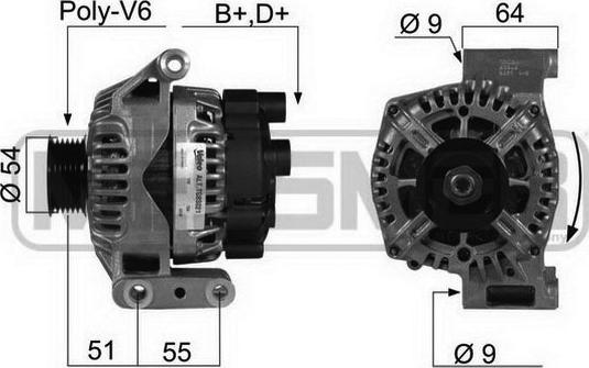 ERA 210406 - Генератор autosila-amz.com