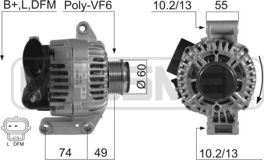 ERA 210415 - Генератор autosila-amz.com