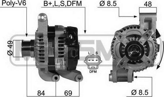 ERA 210439 - Генератор autosila-amz.com