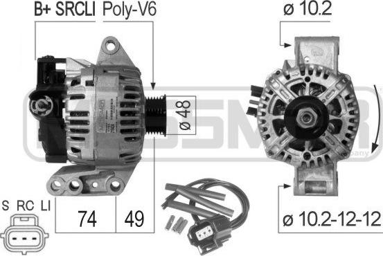 ERA 210434 - Генератор autosila-amz.com