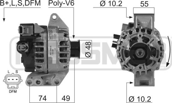 ERA 210425 - Генератор autosila-amz.com