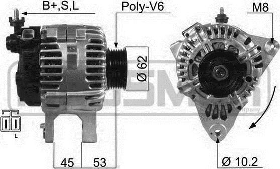 ERA 210479 - Генератор autosila-amz.com