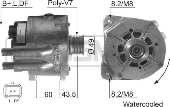 ERA 210473 - Генератор autosila-amz.com