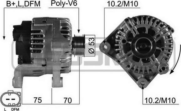 ERA 210506 - Генератор autosila-amz.com