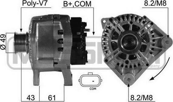 ERA 210514 - Генератор autosila-amz.com