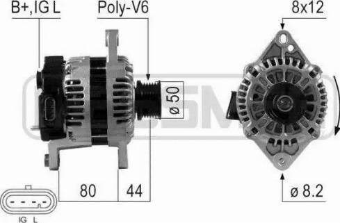 ERA 210643 - Генератор autosila-amz.com