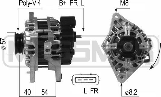 ERA 210652 - Генератор autosila-amz.com