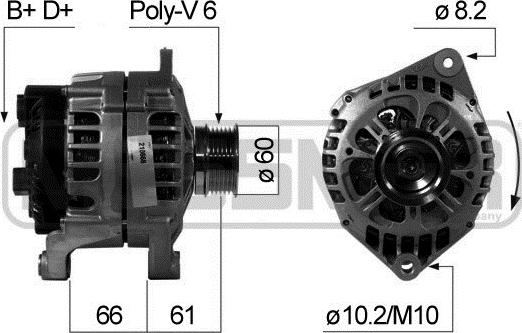 ERA 210668A - Генератор autosila-amz.com