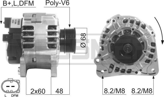 ERA 210605A - Генератор autosila-amz.com