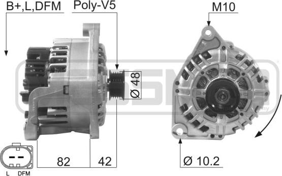 ERA 210600 - Генератор autosila-amz.com