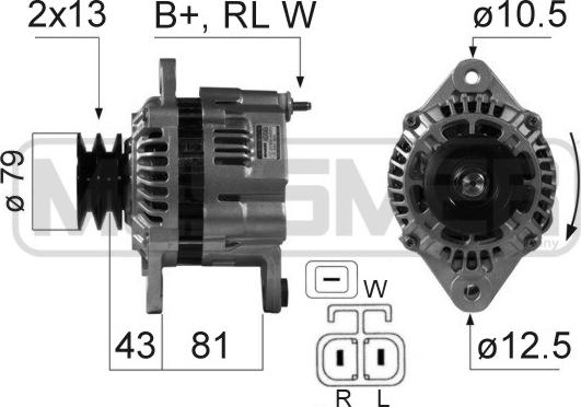 ERA 210610 - Генератор autosila-amz.com