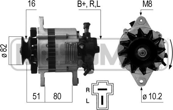 ERA 210680 - Генератор autosila-amz.com