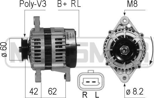 ERA 210683 - Генератор autosila-amz.com