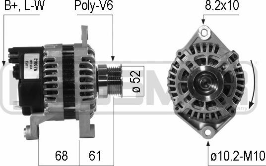 ERA 210676A - Генератор autosila-amz.com