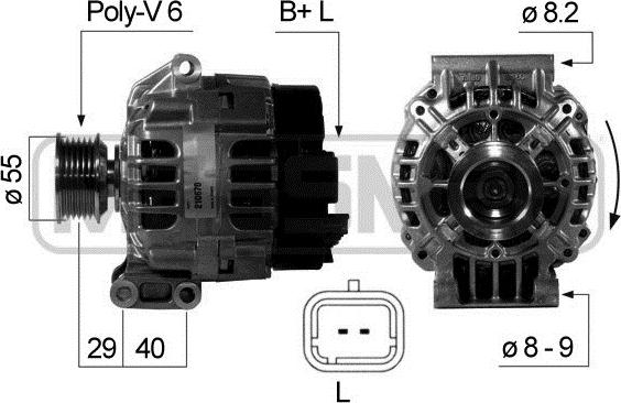 ERA 210670 - Генератор autosila-amz.com