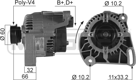 ERA 210019A - Генератор autosila-amz.com