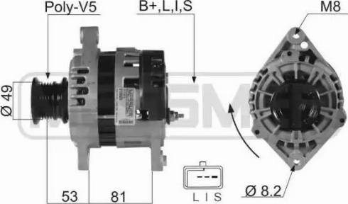 ERA 210025 - Генератор autosila-amz.com