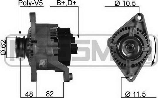 ERA 210079 - Генератор autosila-amz.com