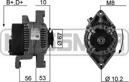 ERA 210195R - Генератор autosila-amz.com