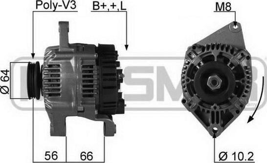 ERA 210146R - Генератор autosila-amz.com