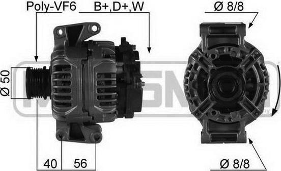 ERA 210147R - Генератор autosila-amz.com