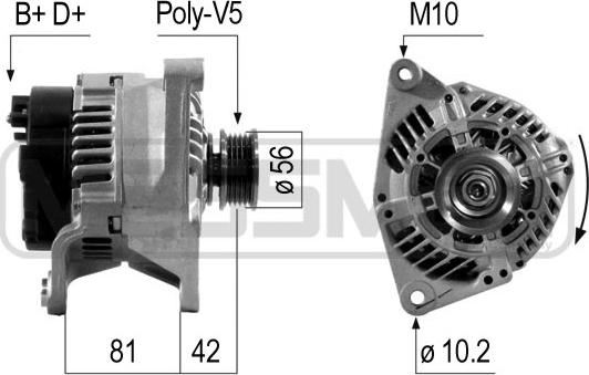 ERA 210160R - Генератор autosila-amz.com